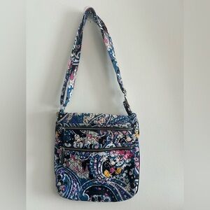 Disney Parks Vera Bradley Mickey Mouse Whimsical Paisley Triple Zip Hipster
